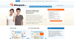 Desktop Screenshot of bildungsweb.net